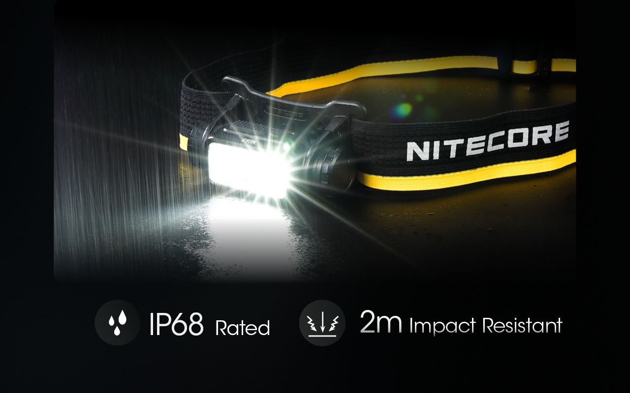 NITECORE NU43 Rechargeable Headlamp 1400 Lumens Red White Light Long Battery Life Outdoor Camping Gear