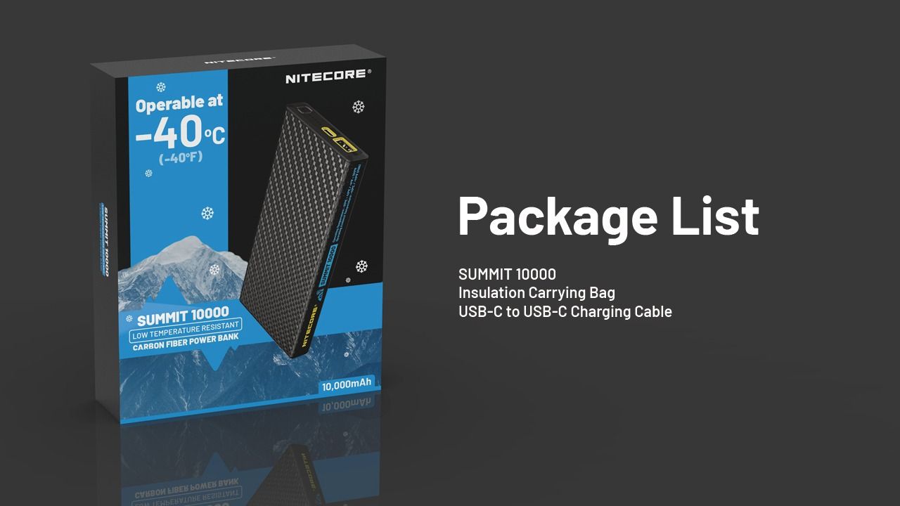 Nitecore Summit 10000 Power Bank