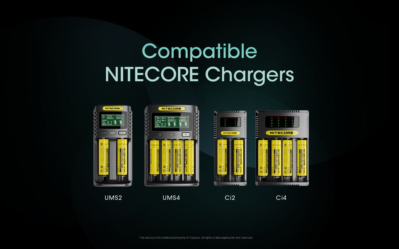 Nitecore 18650 NL1836 3600mAh Li-ion Rechargeable Battery
