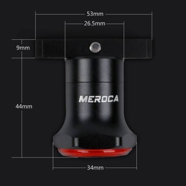 MEROCA MX2 Smart Sensor Brake Tail Light USB Charging High-Power LEDs Mountain Road Bike Cycling Safety