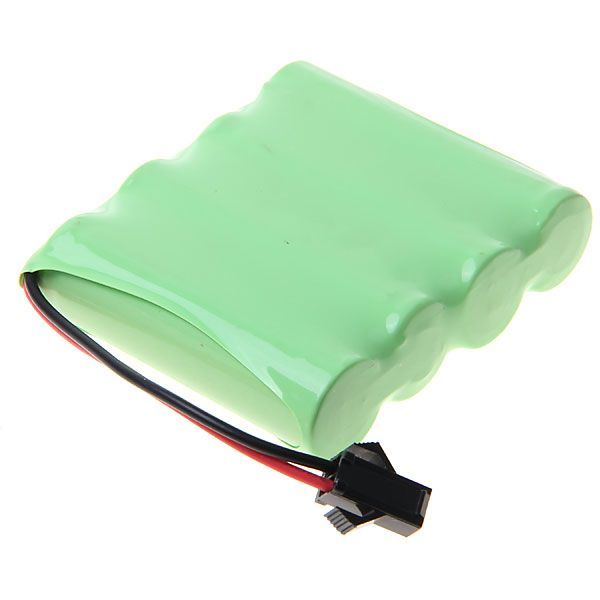 4.8V AA 1800mAh Ni-MH SM Plug Rechargeable Battery High Capacity Eco-Friendly Power for Toys and Cameras