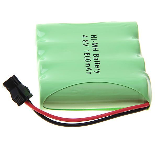 4.8V AA 1800mAh Ni-MH SM Plug Rechargeable Battery High Capacity Eco-Friendly Power for Toys and Cameras