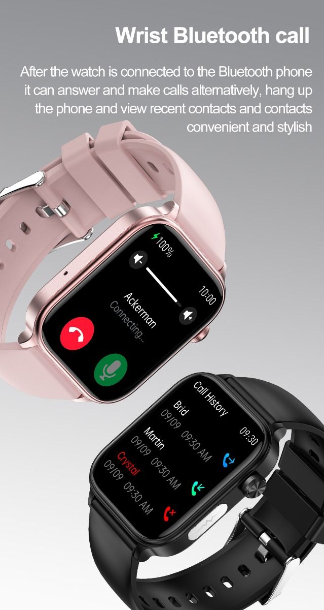 ET570 Blood Glucose Smart Watch ECG Heart Rate Blood Pressure Smartwatch