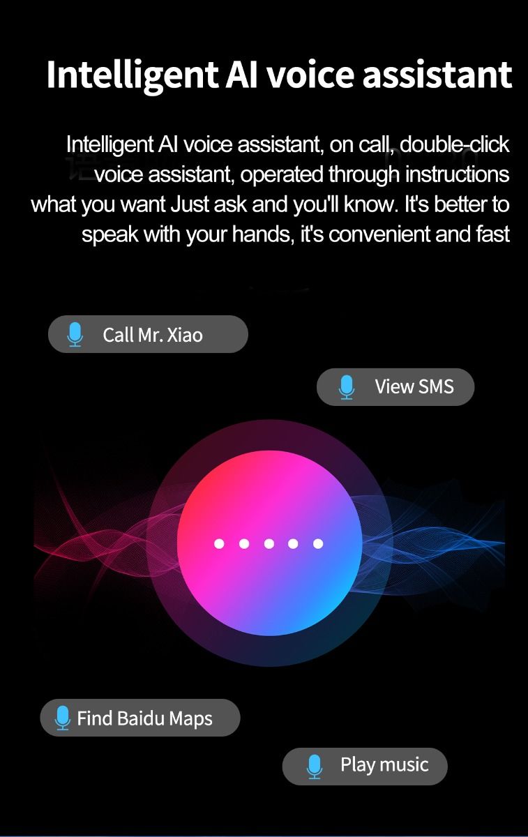 ET570 Blood Glucose Smart Watch ECG Heart Rate Blood Pressure Smartwatch