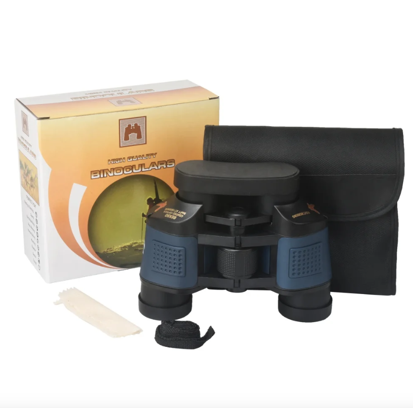 60x60 BAK4 Binoculars Powerful HD Optical Telescope for Birdwatching Hiking Sports Portable Adventure Gear