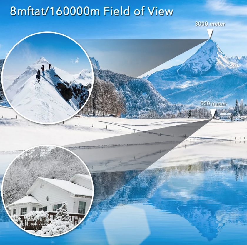 60x60 BAK4 Binoculars Powerful HD Optical Telescope for Birdwatching Hiking Sports Portable Adventure Gear