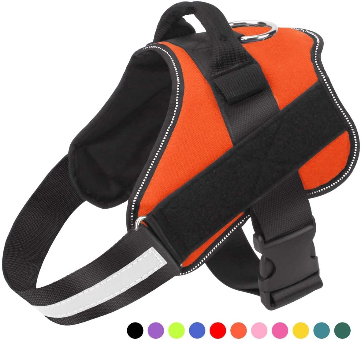 No-Pull Reflective Dog Vest with Handle Adjustable Harness for Medium Breeds Comfortable Walking Gear