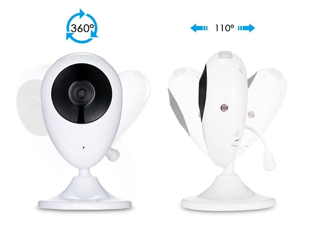 SP880 Wireless Baby Monitor 2.4 Inch LCD High-Definition Video Two-Way Audio Night Vision for Baby Care