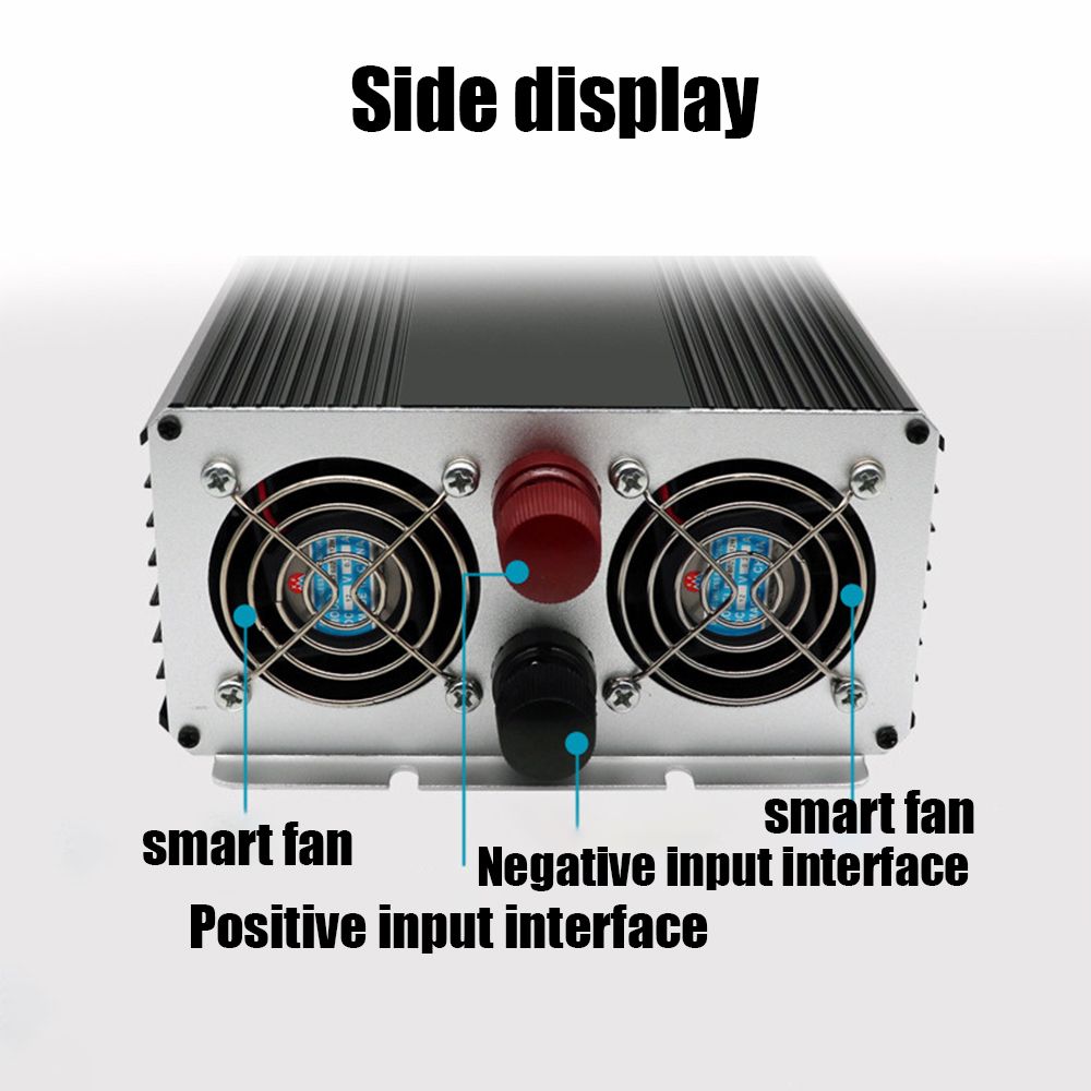 Pure Sine Wave Inverter 3000W to 8000W for RV DC 12V 24V to AC 110V 220V High-Quality Compact Energy System