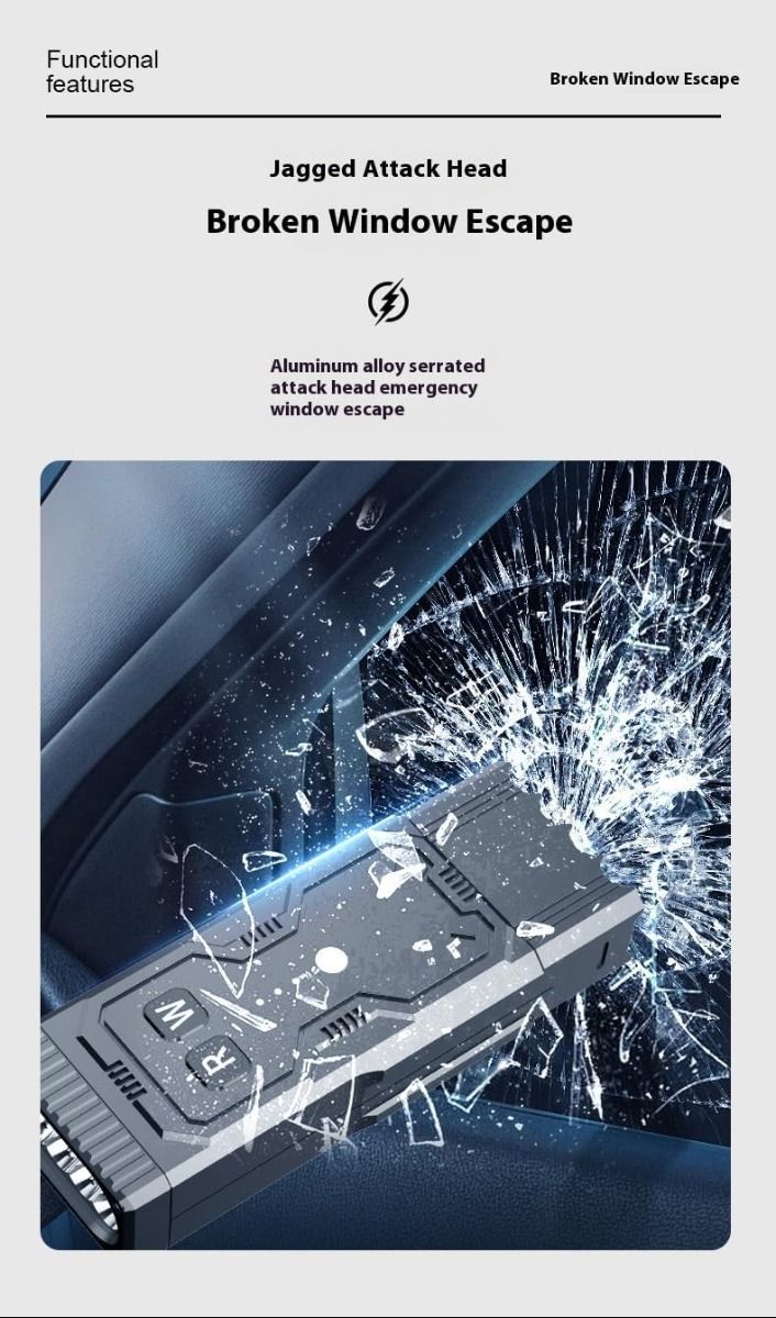 Multi Function Rechargeable Self-Defense LED Flashlight with Arc Lighter Hidden Camera Detectors, Portable Self Protective Tactical Flashlight