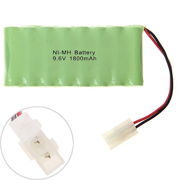 Eco Friendly 9.6V AA 1800mAh Ni-MH Rechargeable Battery Pack Long Lasting Performance for Toys and Remotes