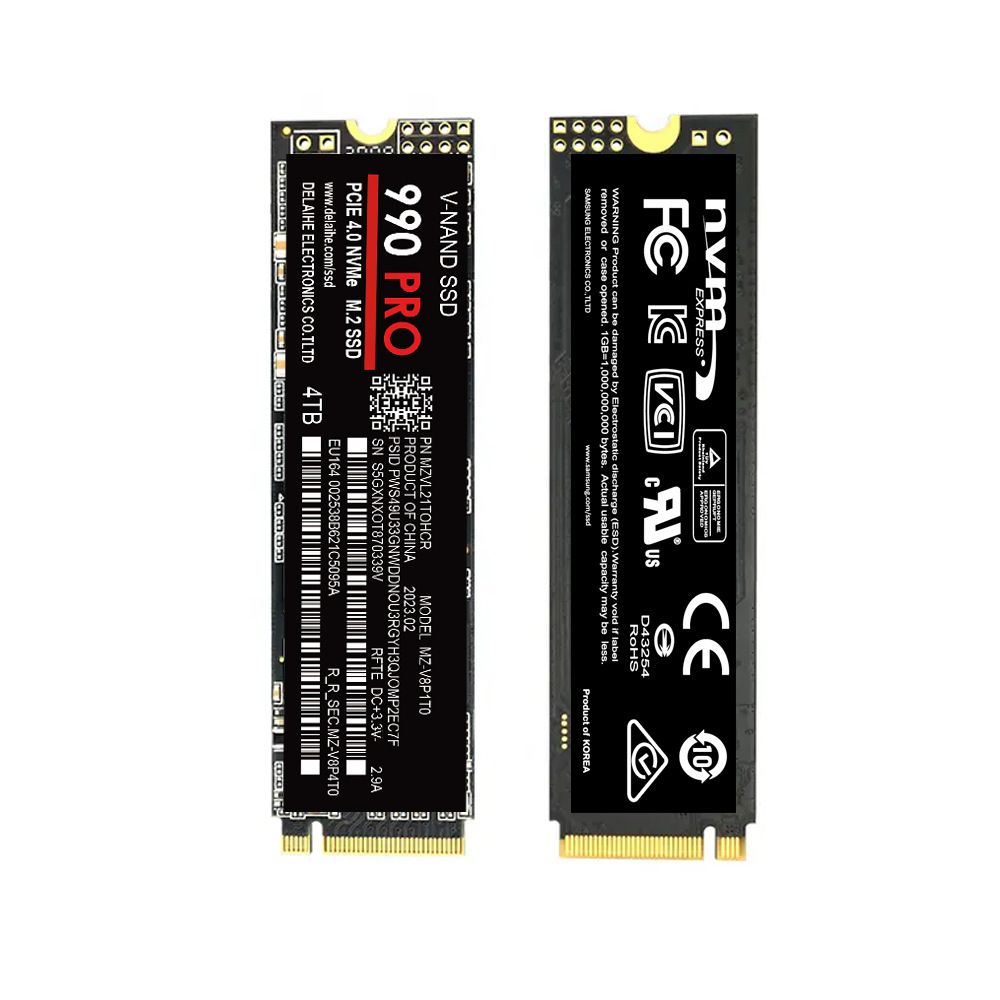 SSD high speed 990 PRO PCIe 4.0 NVMe 4.0 M.2 2280 1TB 2TB 4TB SSD Internal Solid State Hard Drive For Laptop PC PS4