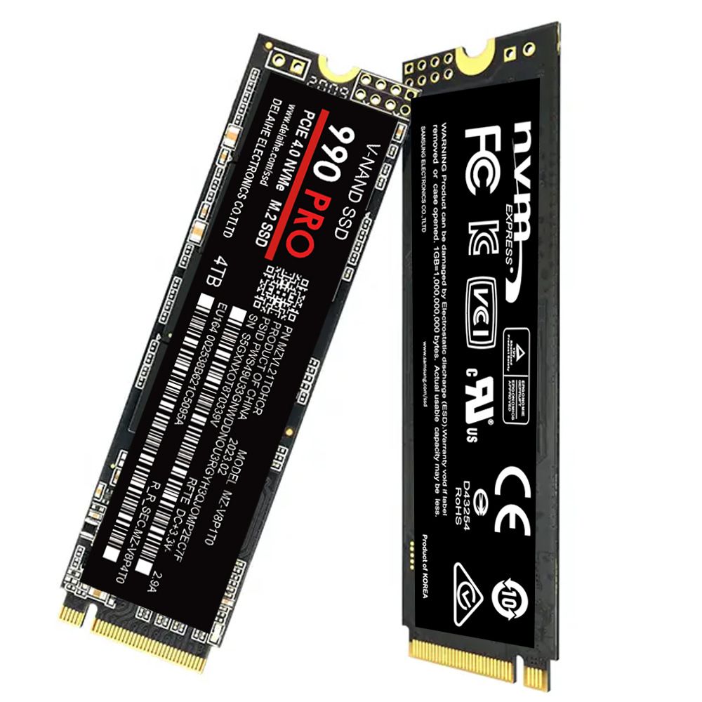 SSD high speed 990 PRO PCIe 4.0 NVMe 4.0 M.2 2280 1TB 2TB 4TB SSD Internal Solid State Hard Drive For Laptop PC PS4