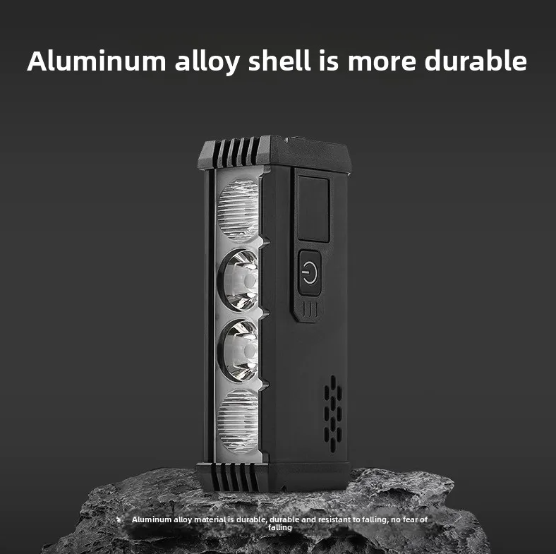 ACRUNU LED Bike Light USB Rechargeable Cycling light - 4 Modes Bicycle Headlight 