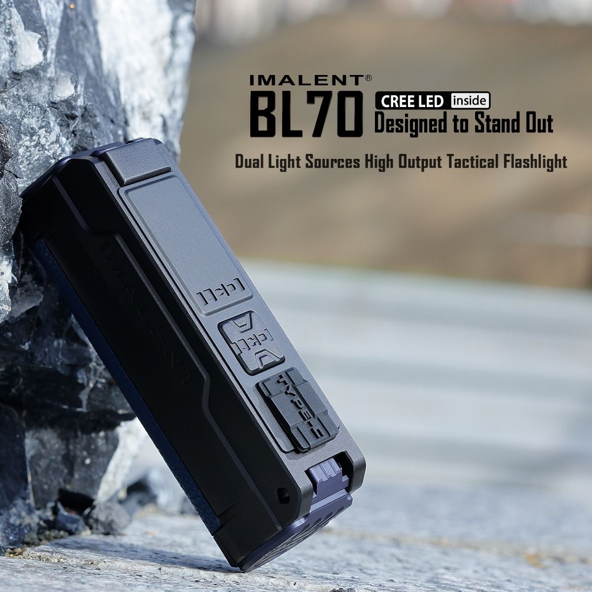 IMALENT BL70 6000 Lumens Type-C Rechargeable LED EDC Flashlight