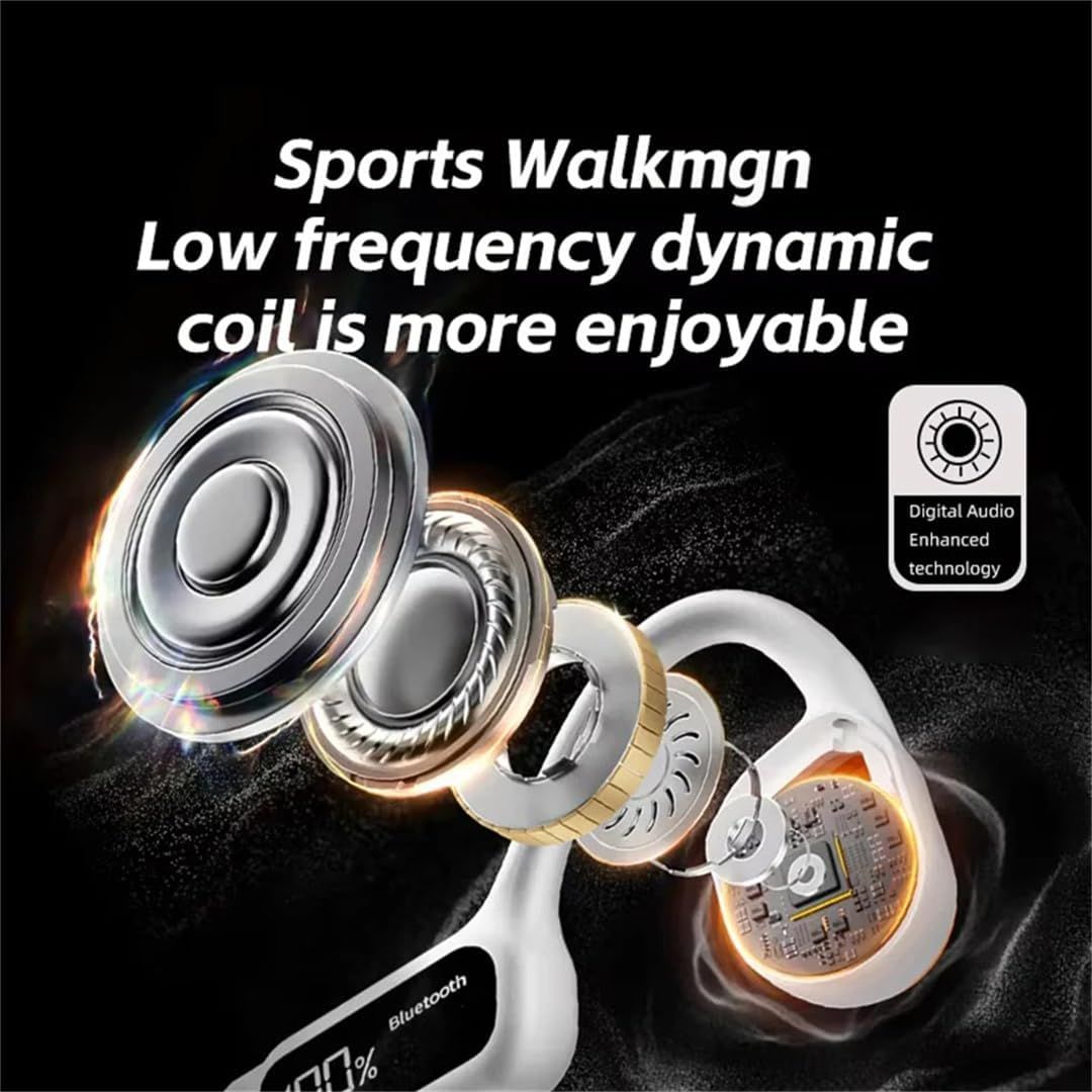 Bone Conduction Earphones IPX8 Waterproof for Swimming