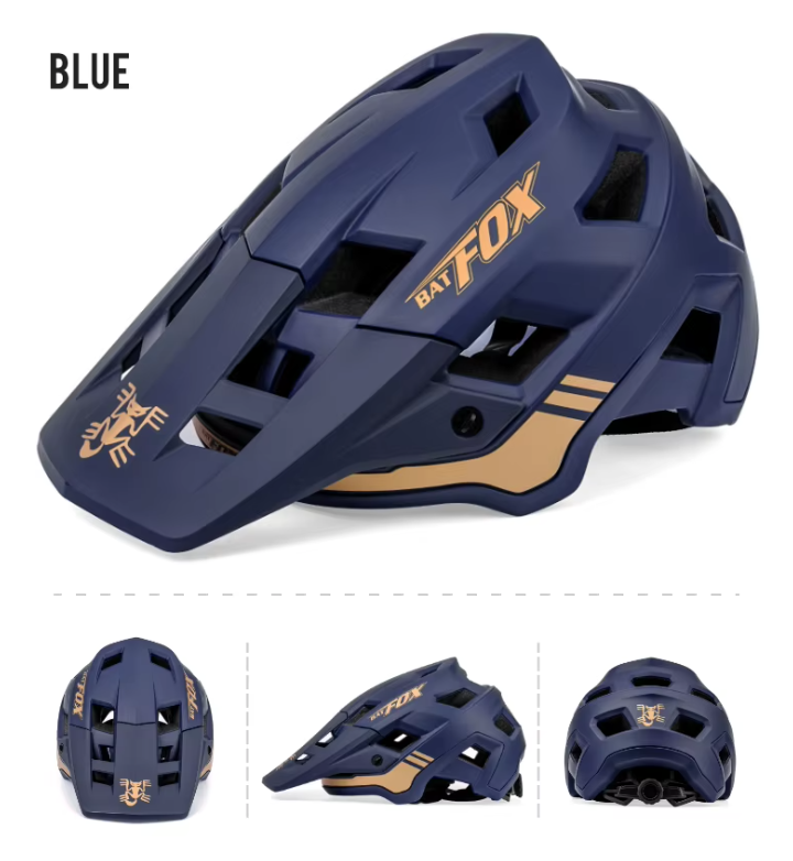 BATFOX Mountain Bike Helmet Lightweight In-Mold Technology Adjustable Sizing for Adults and Youth