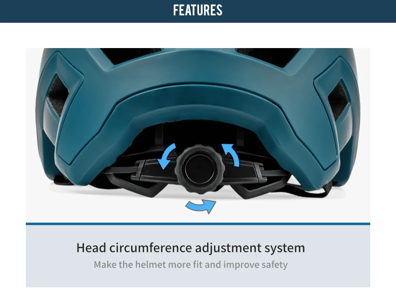 BATFOX Mountain Bike Helmet Lightweight In-Mold Technology Adjustable Sizing for Adults and Youth