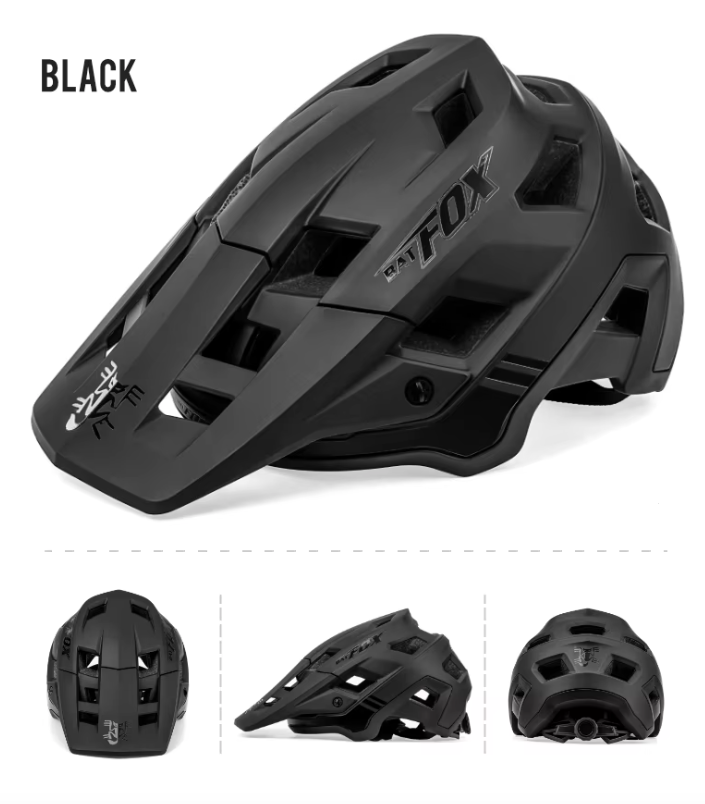 BATFOX Mountain Bike Helmet Lightweight In-Mold Technology Adjustable Sizing for Adults and Youth