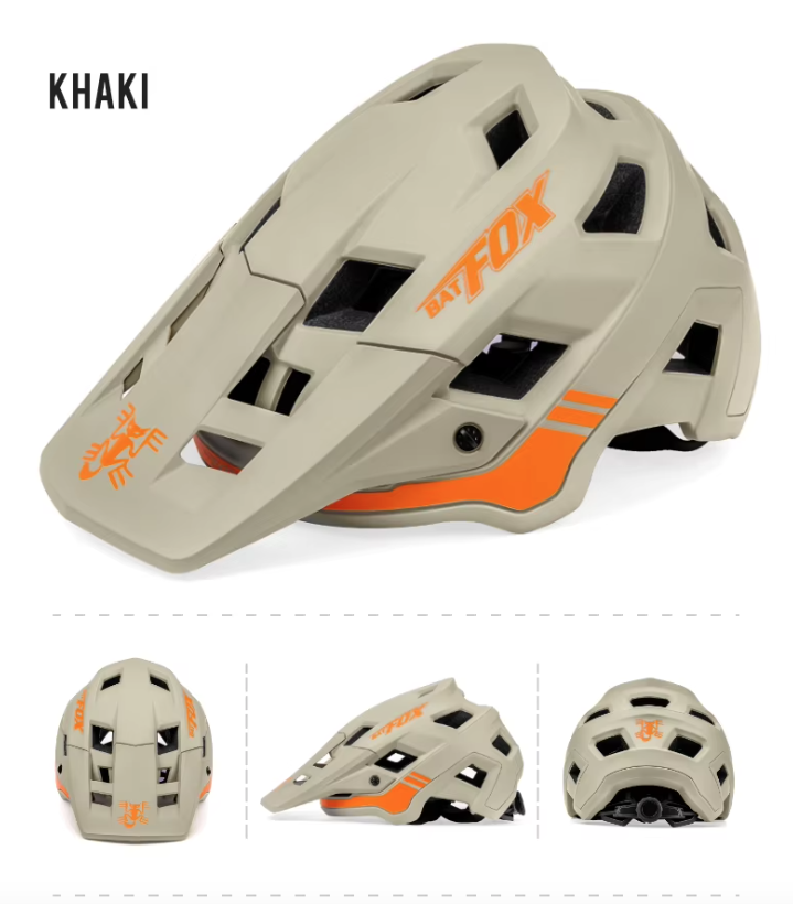 BATFOX Mountain Bike Helmet Lightweight In-Mold Technology Adjustable Sizing for Adults and Youth