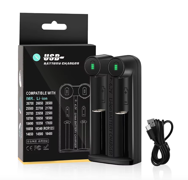 21700 Battery Charger for 18650 CR123A 14500 with Intelligent MCU Tech and Safety Features Efficient Solution