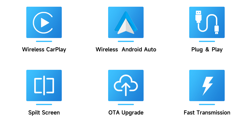 CarlinKit 2air 5.0 Wireless Adapter CarPlay Android Auto Seamless Integration Cross-Platform Compatibility