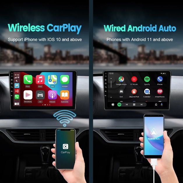 CarlinKit USB CarPlay Dongle Android Auto Wireless Connectivity Easy Installation Hands-Free Calling Music