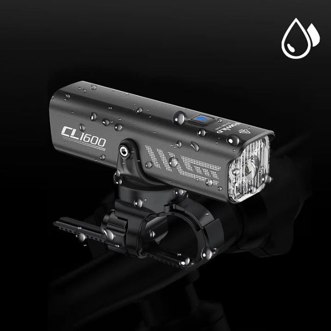 TOWILD CL1600 USB Rechargeable 1600LM Bike Light LED Front Lamp with Adjustable Brightness for Night Riding