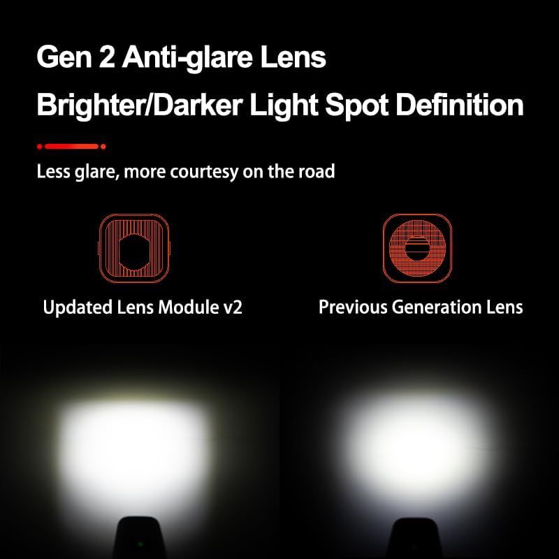 TOWILD CL2000 Bike Lights for Night Riding,2000LM Super Bright Bicycle Headlight,Waterproof Bike Front Light for Mountain Road Cycling Commuting