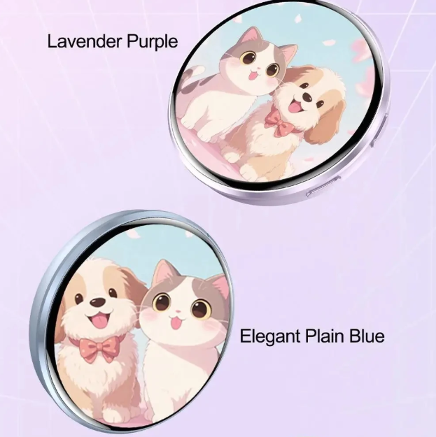 Electronic Badge 1.7-Inch HD Touch Screen Bluetooth 6.0 LED GIF Video Playback
