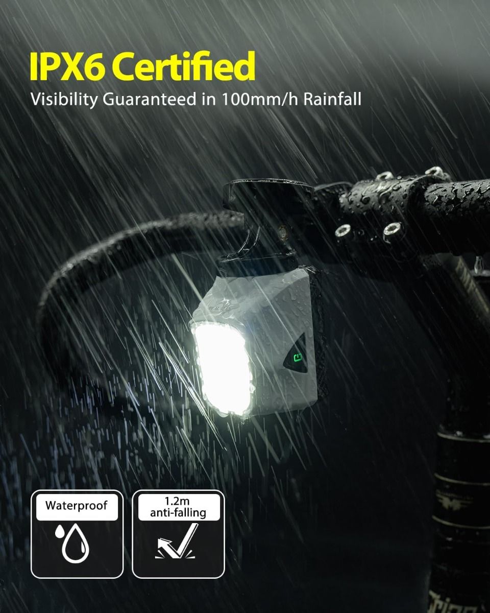 TOWILD DLite 1700 USB Rechargeable Bike Light 1900 Lumens Waterproof Headlight Cycling DL1700 Bicycle Lights 