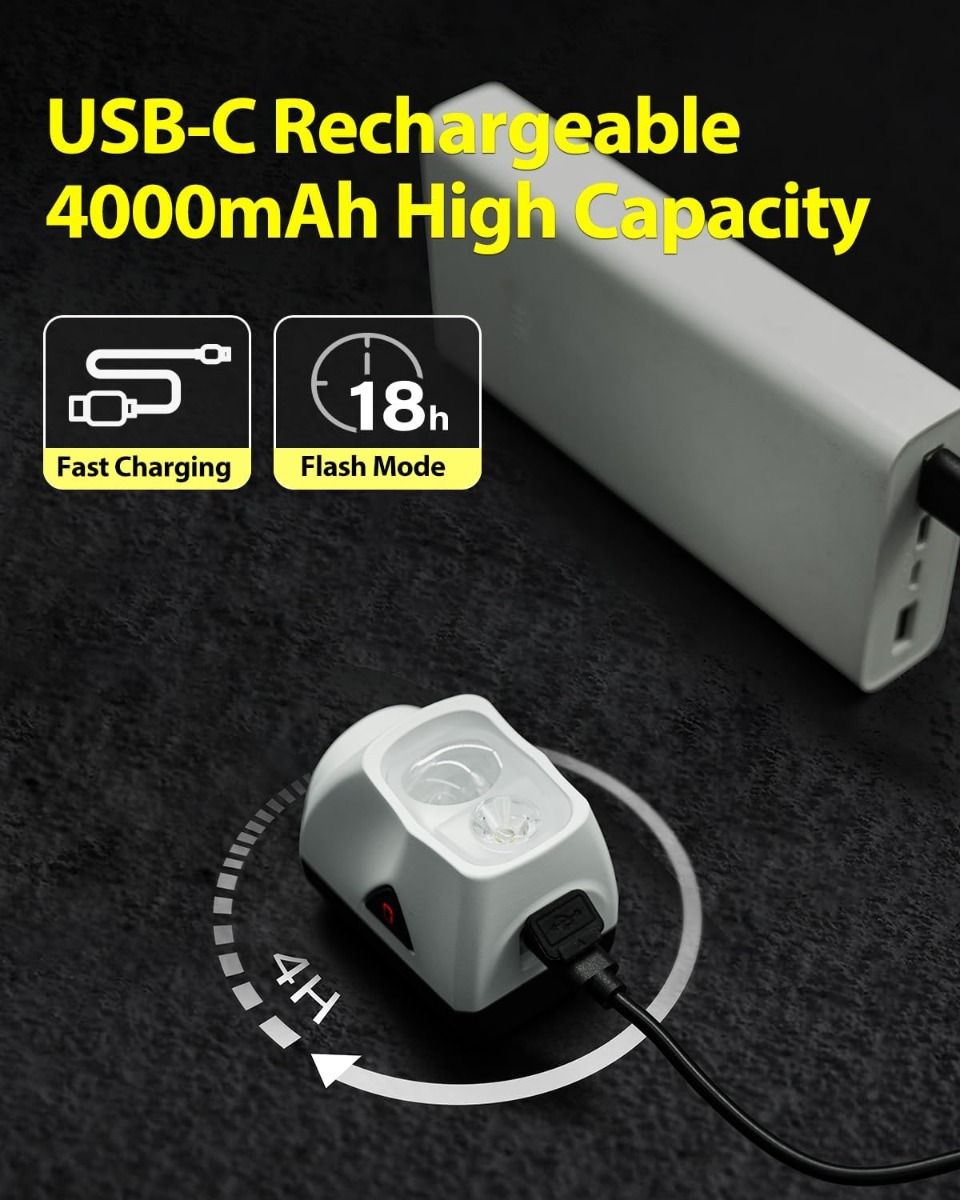 TOWILD DLite 1700 USB Rechargeable Bike Light 1900 Lumens Waterproof Headlight Cycling DL1700 Bicycle Lights 