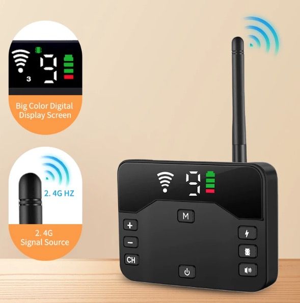 Wireless Dog Electric Fence Remote Training Collar Rechargeable Safe Pet Containment Customizable Boundaries