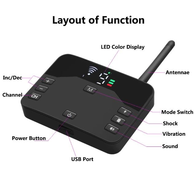 Wireless Dog Electric Fence Remote Training Collar Rechargeable Safe Pet Containment Customizable Boundaries