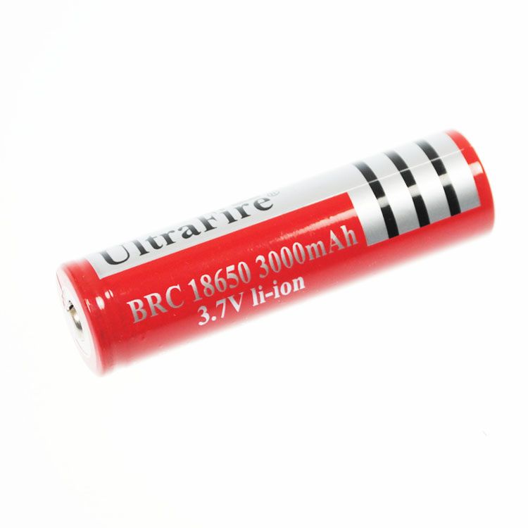 UltraFire BRC 3000mAh 3.7V Li-ion Rechargeable Battery Long-Lasting Power for Flashlights Cameras