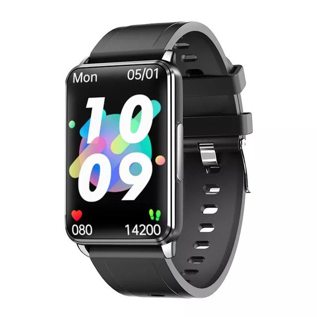 EP02 Blood Glucose Sugar Smart Watch ECG HRV heart rate temperature 1.57" HD waterproof Smart Bracelet Band Fitness Tracker