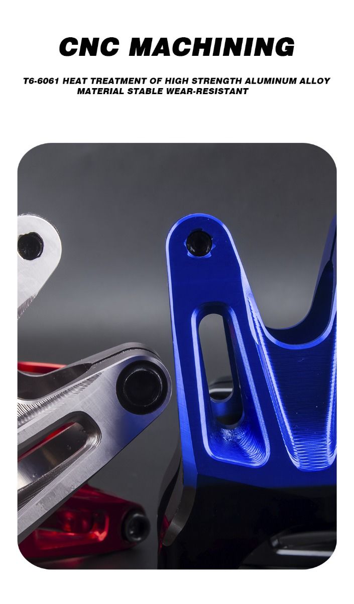 EVOSID Mountain Bicycle Stem 31.6mm Adjustable MTB Cycling Accessory Lightweight Durable Black Red Titanium