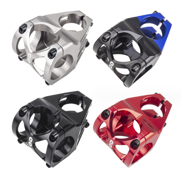 EVOSID Mountain Bicycle Stem 31.6mm Adjustable MTB Cycling Accessory Lightweight Durable Black Red Titanium