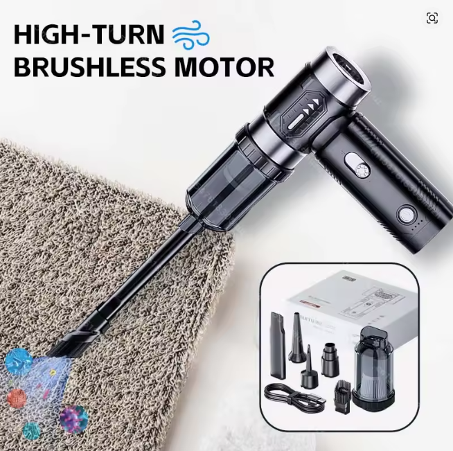 Handheld Electric Compressed Air Duster, 100000RPM, 3-Speed, Fast Charging