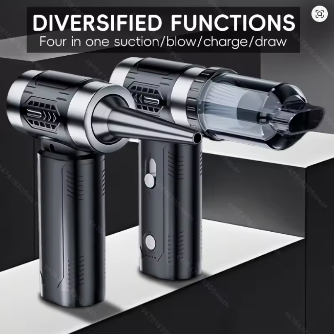 Handheld Electric Compressed Air Duster, 100000RPM, 3-Speed, Fast Charging