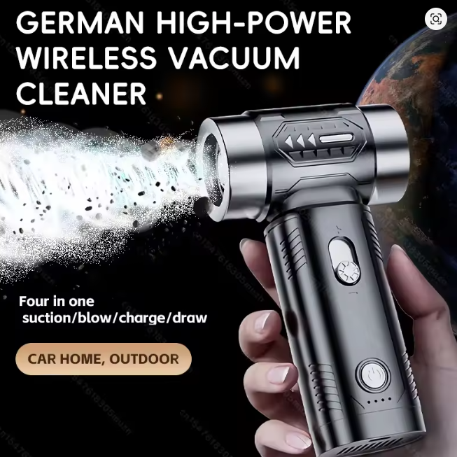 Handheld Electric Compressed Air Duster, 100000RPM, 3-Speed, Fast Charging