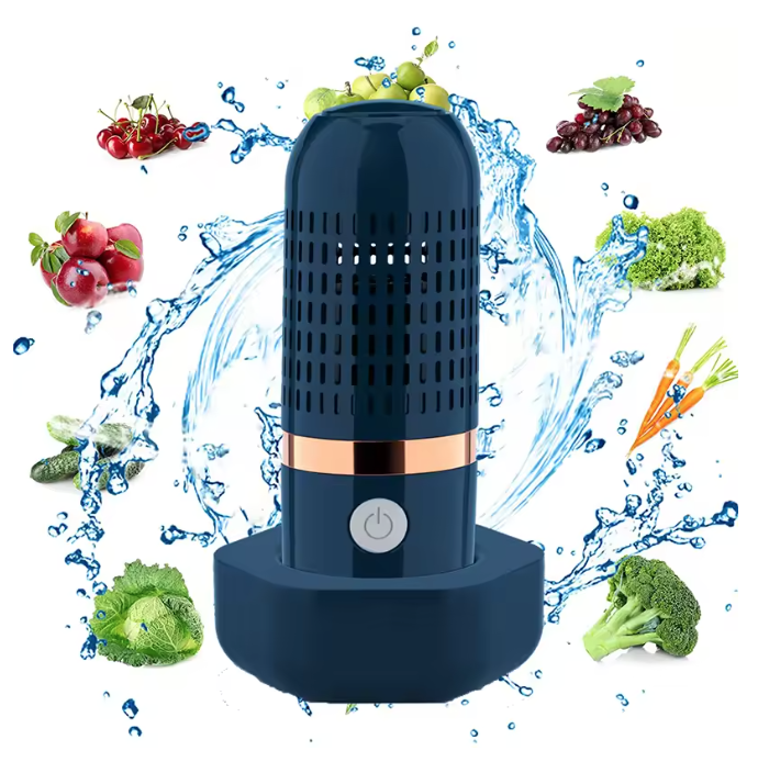 Wireless Rechargeable Food Washer for Produce, Grains, Meat, Seafood - OH-Ion, IPX7 Waterproof