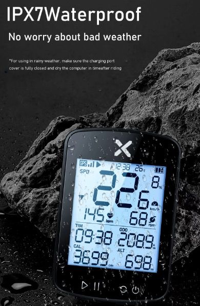 XOSS G+ G2 Bike Computer GPS Generation Wireless Speedometer Tracker with Custom Display and Heart Rate Sensor