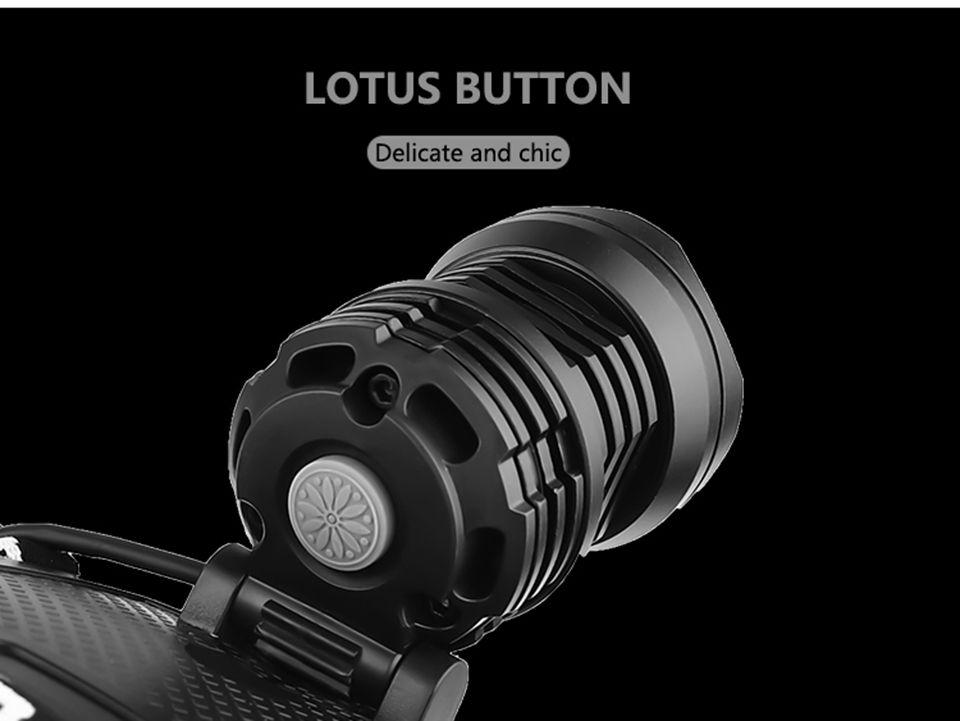 XHP70 LED Headlamp 8000LM USB Rechargeable Outdoor Light IPX5 Waterproof Adjustable Modes for Camping and Hiking