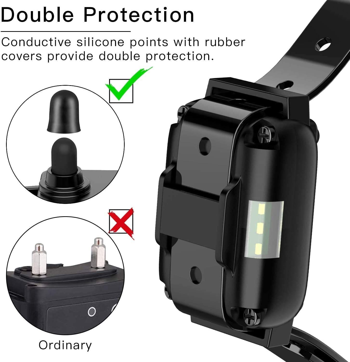 800m Electric Dog Training Collar Pet Remote Control Waterproof Rechargeable LCD Display Shock Vibration Sound