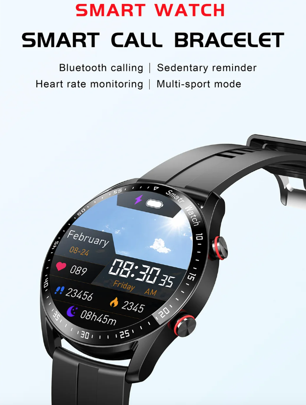 HW20 ECG+PPG Bluetooth Call Smart Watch