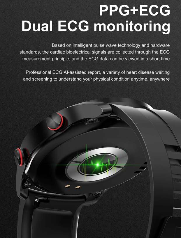 HW20 ECG+PPG Bluetooth Call Smart Watch