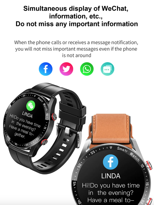 HW20 ECG+PPG Bluetooth Call Smart Watch