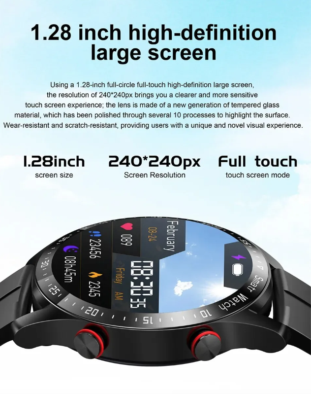 HW20 ECG+PPG Bluetooth Call Smart Watch