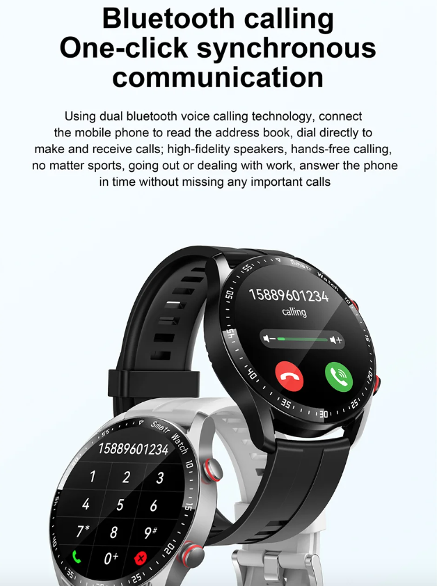 HW20 ECG+PPG Bluetooth Call Smart Watch